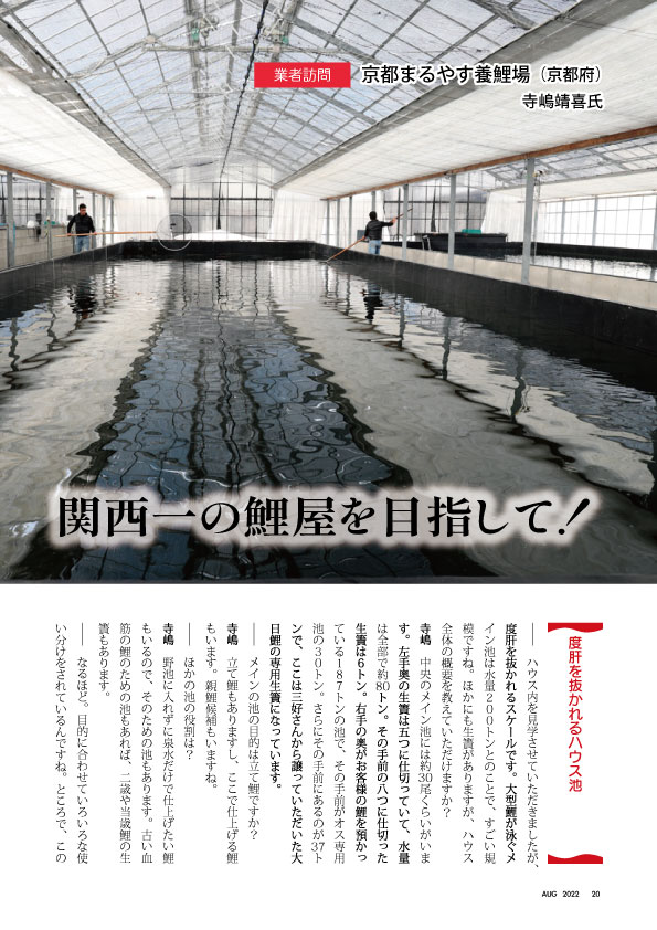 関西一の鯉屋をめざして1